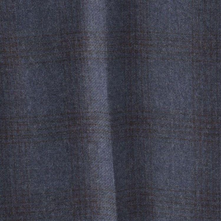 PT TORINO plavo-braon muške karo pantalone na falte
