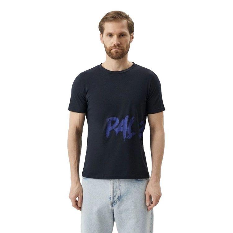 PAL ZILERI teget muška majica sa plavim natpisom