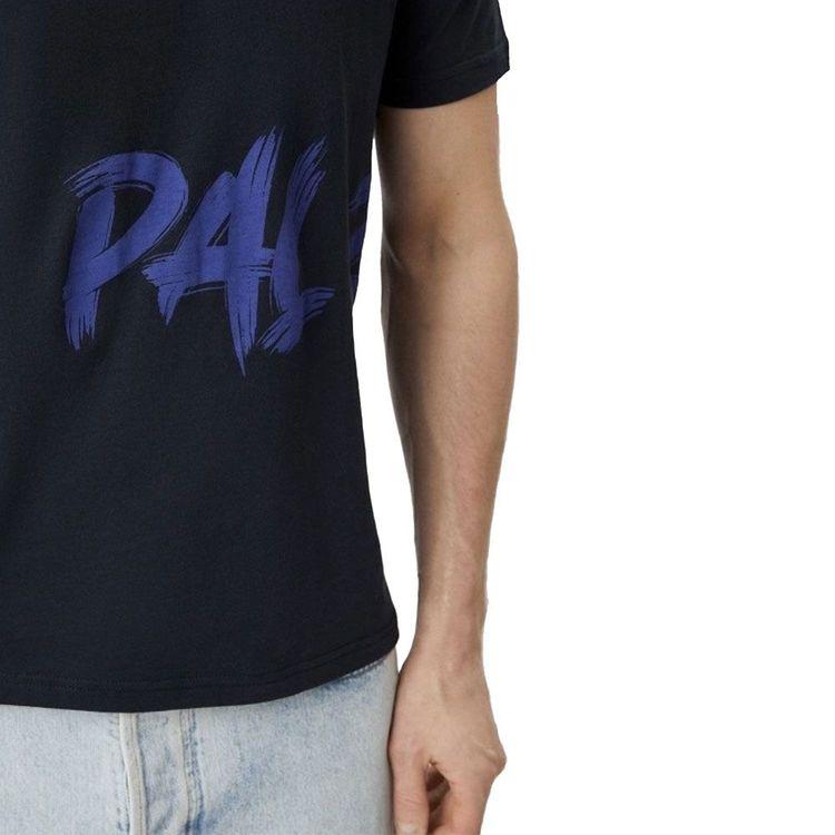 PAL ZILERI teget muška majica sa plavim natpisom