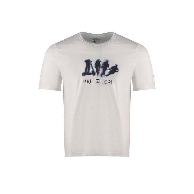 PAL ZILERI bijela muška majica
