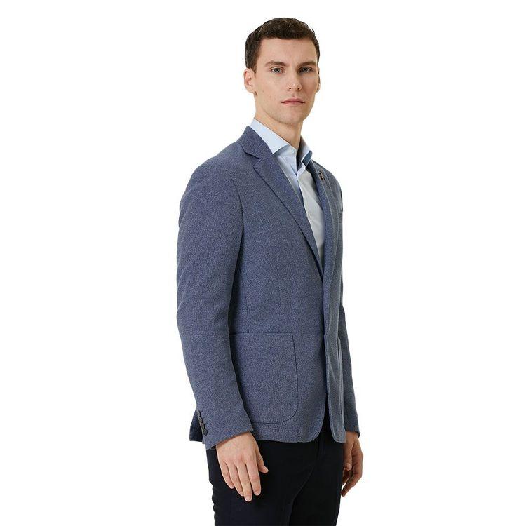 PAL ZILERI tamno plavi muški sako sa rever kragnom