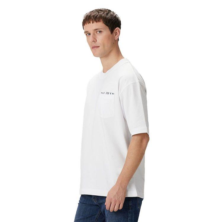 PAL ZILERI bijela muška majica sa natpisom