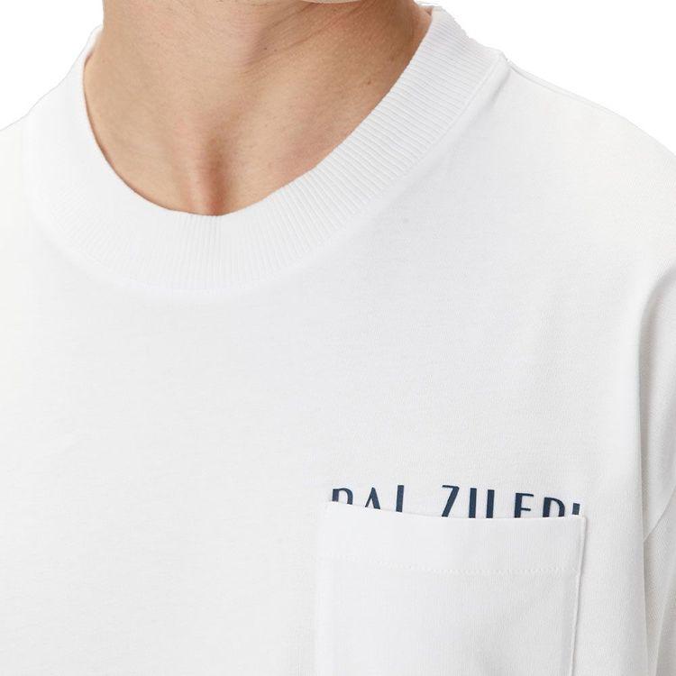 PAL ZILERI bijela muška majica sa natpisom