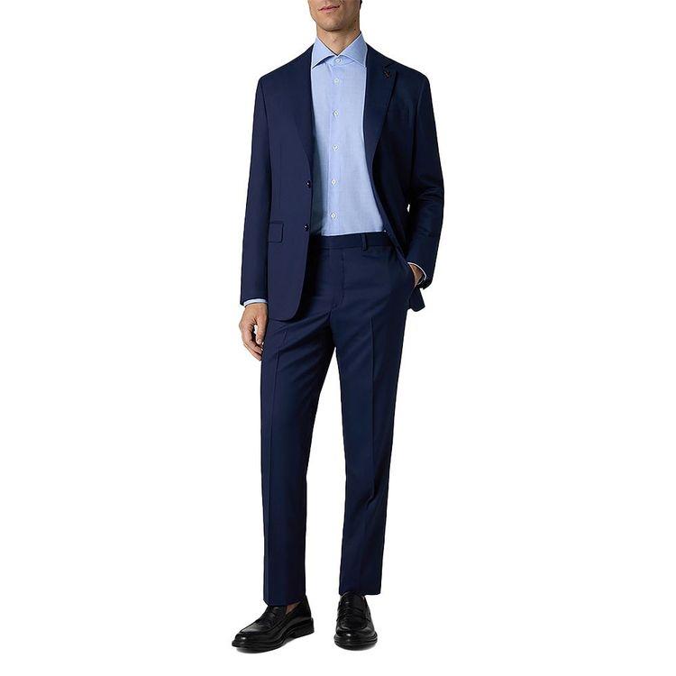 PAL ZILERI tamno plavo muško vuneno odijelo