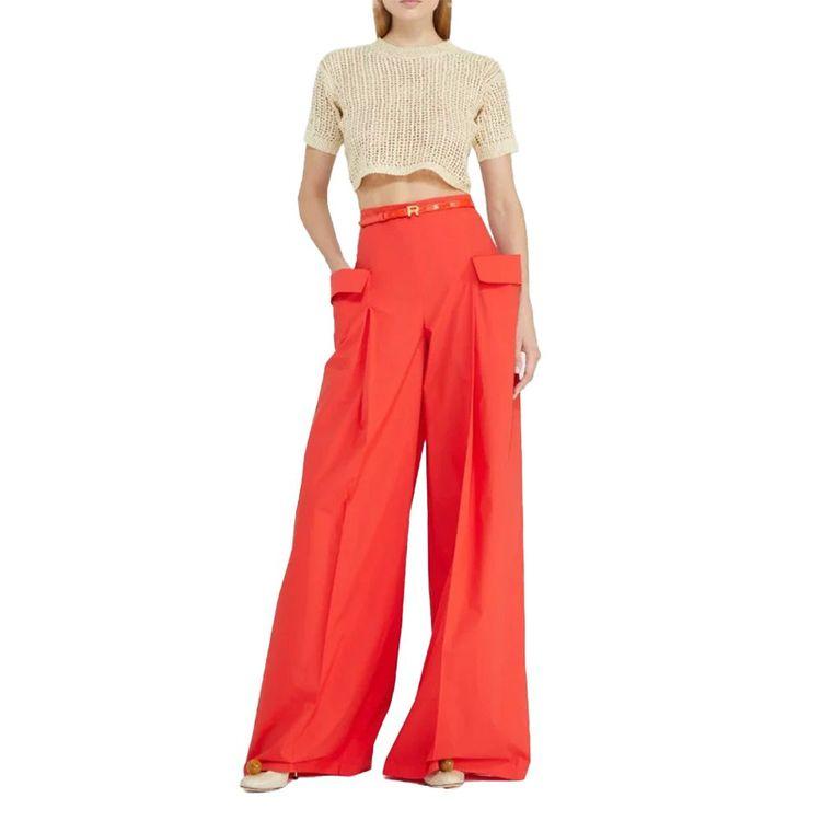 ROCHAS crvene ženske pantalone 