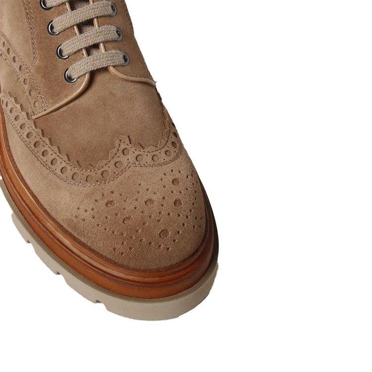 SANTONI bež muške zumbane duboke cipele 