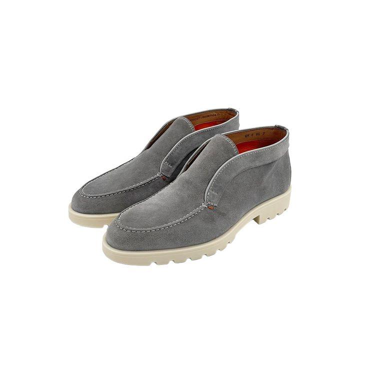 SANTONI Desert Boot svijetlo sive muške cipele