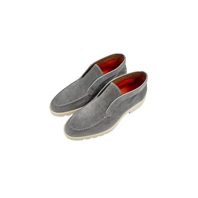 SANTONI Desert Boot svijetlo sive muške cipele