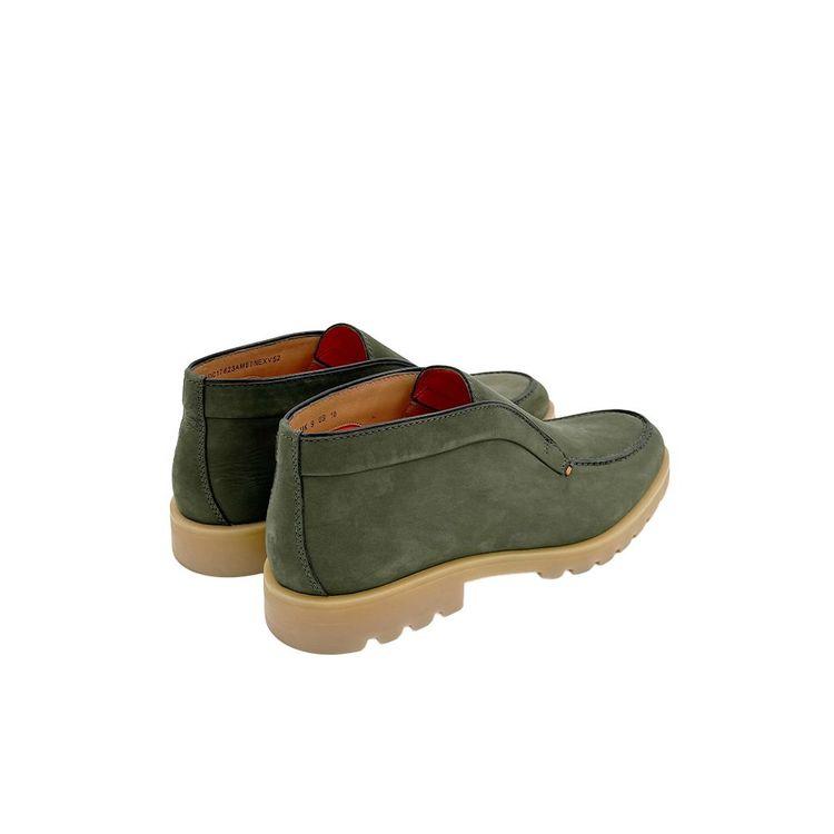 SANTONI Desert Boot zelene muške cipele od antilopa