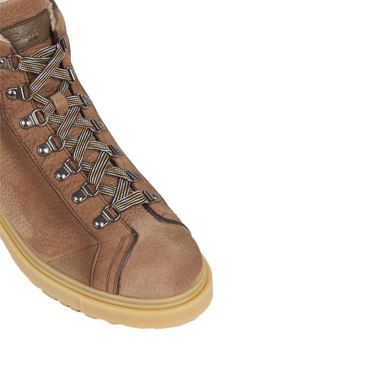 SANTONI svijetlo braon muške cipele od nabuk kože