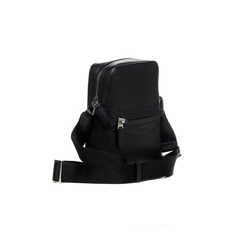SANTONI crna muška torba