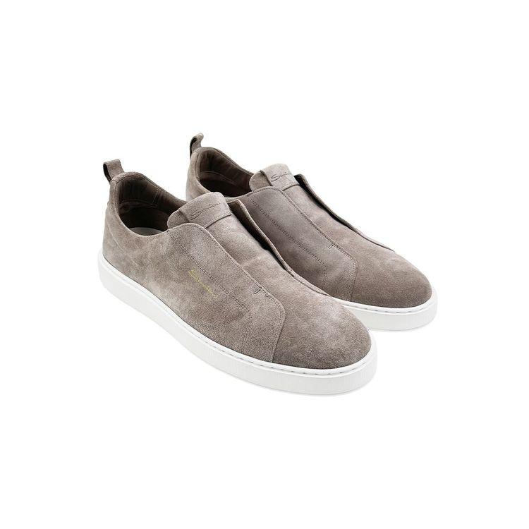 SANTONI Slip-On tamno bež muške patike
