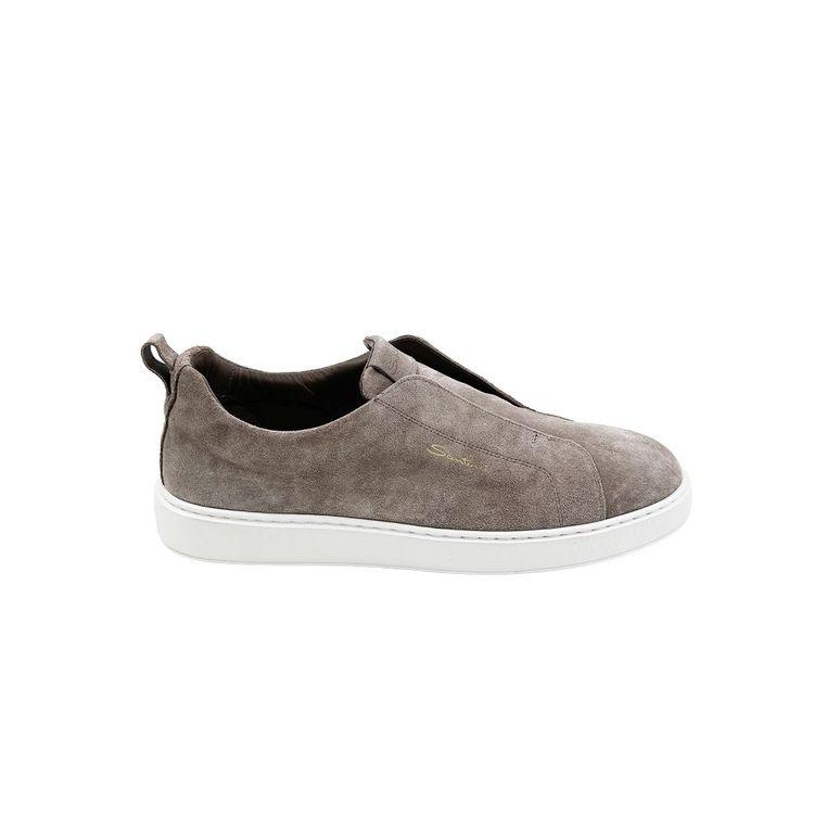 SANTONI Slip-On tamno bež muške patike