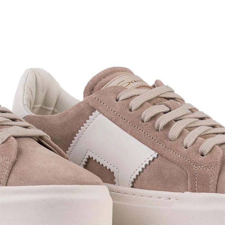 SANTONI tamno bež muške double buckle patike