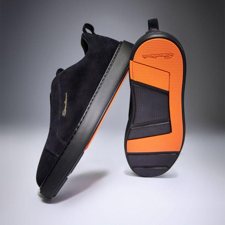 SANTONI Slip-On teget muške patike