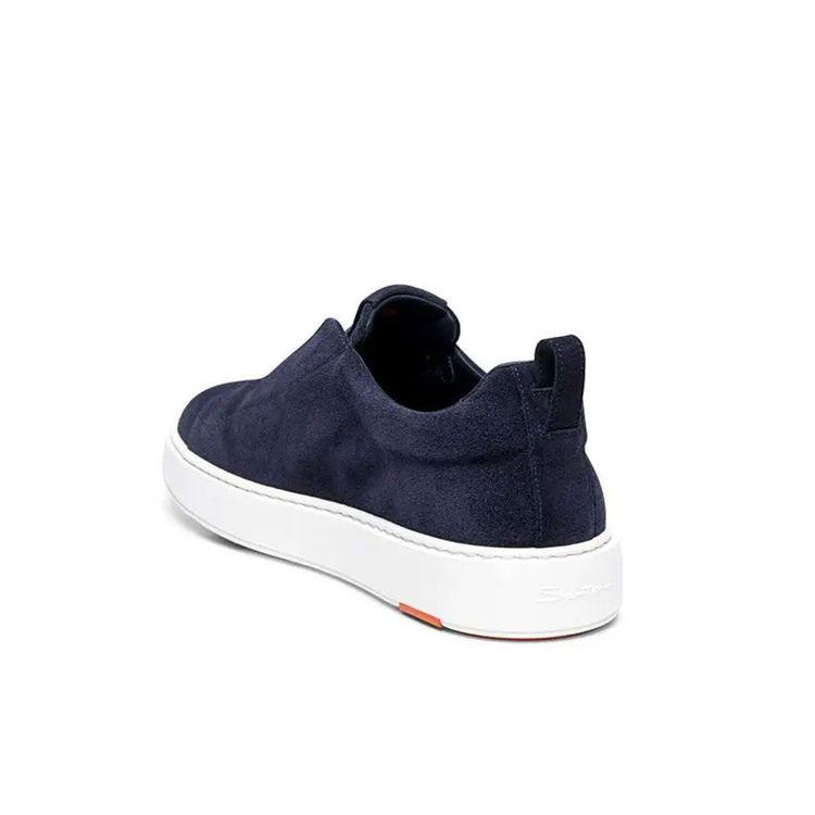 SANTONI Slip-on teget muške patike bijeli đon