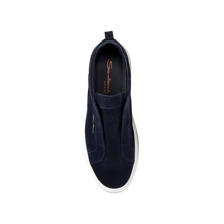 SANTONI Slip-on teget muške patike bijeli đon