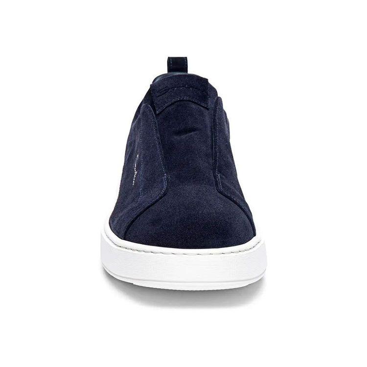 SANTONI Slip-on teget muške patike bijeli đon
