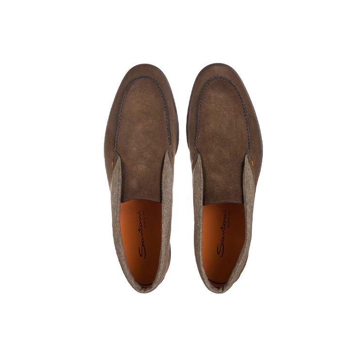 SANTONI Desert Boot braon muške cipele sa obodom