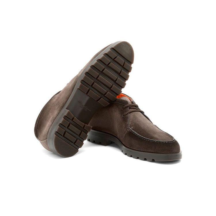 SANTONI Deset Boot braon muške cipele sa vezicama