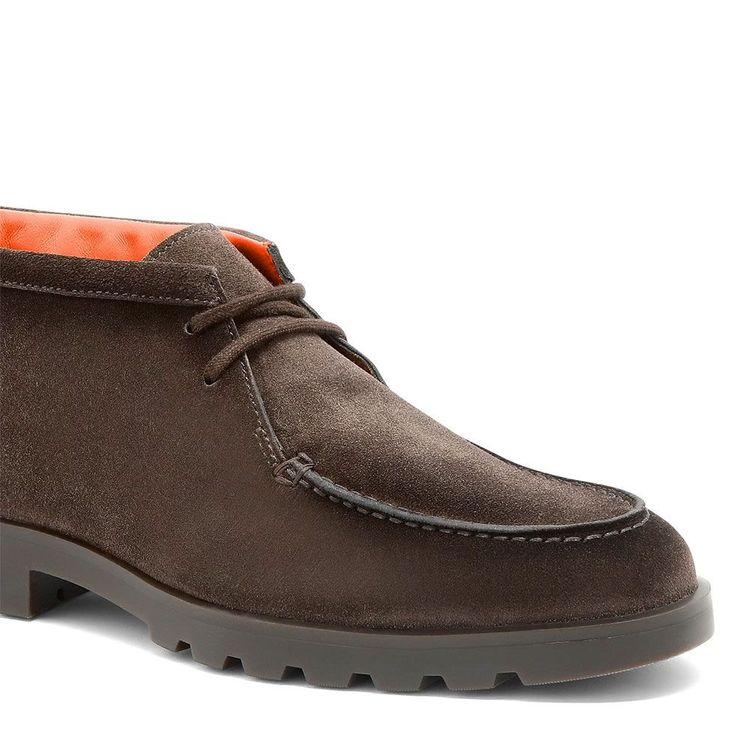SANTONI Deset Boot braon muške cipele sa vezicama