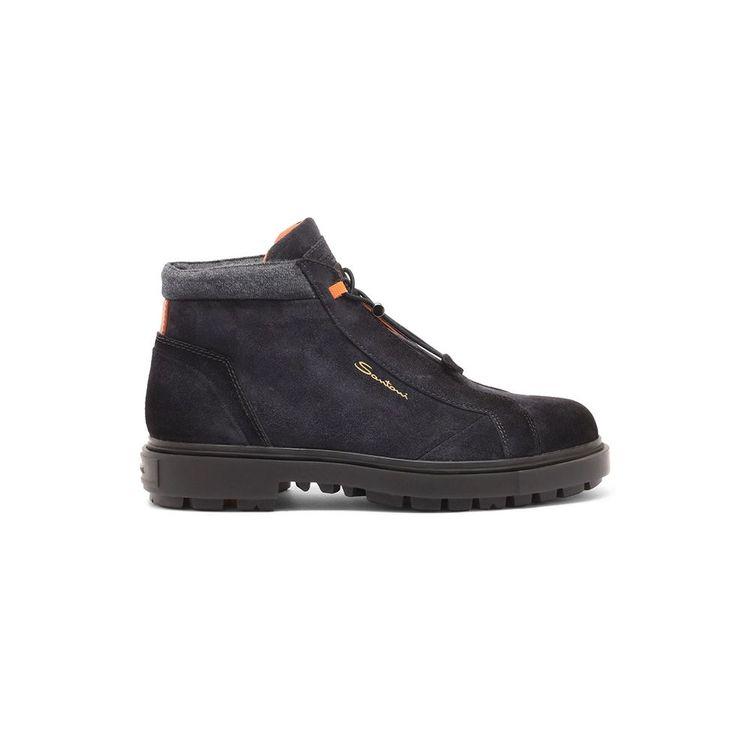 SANTONI Hiking teget dublje muške čizme 