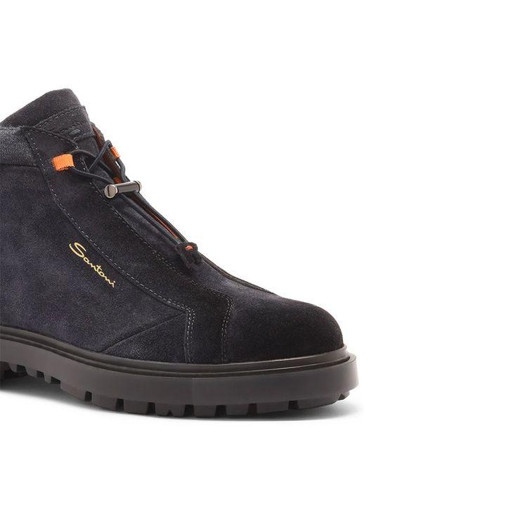 SANTONI Hiking teget dublje muške čizme 