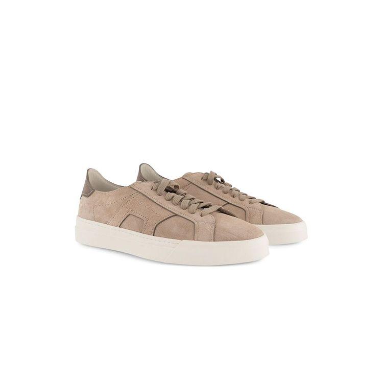 SANTONI Double Buckle bež muške patike