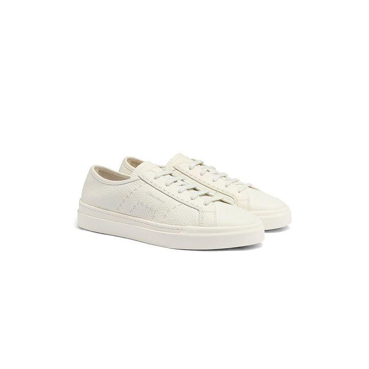 SANTONI Double Buckle bijele muške patike