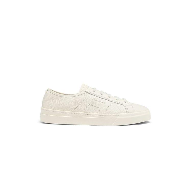 SANTONI Double Buckle bijele muške patike