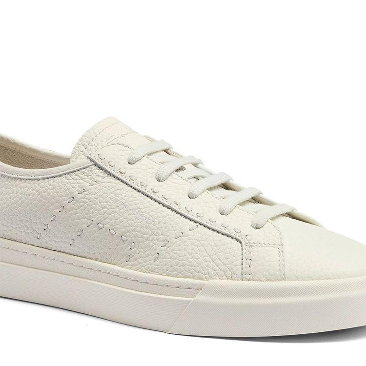 SANTONI Double Buckle bijele muške patike