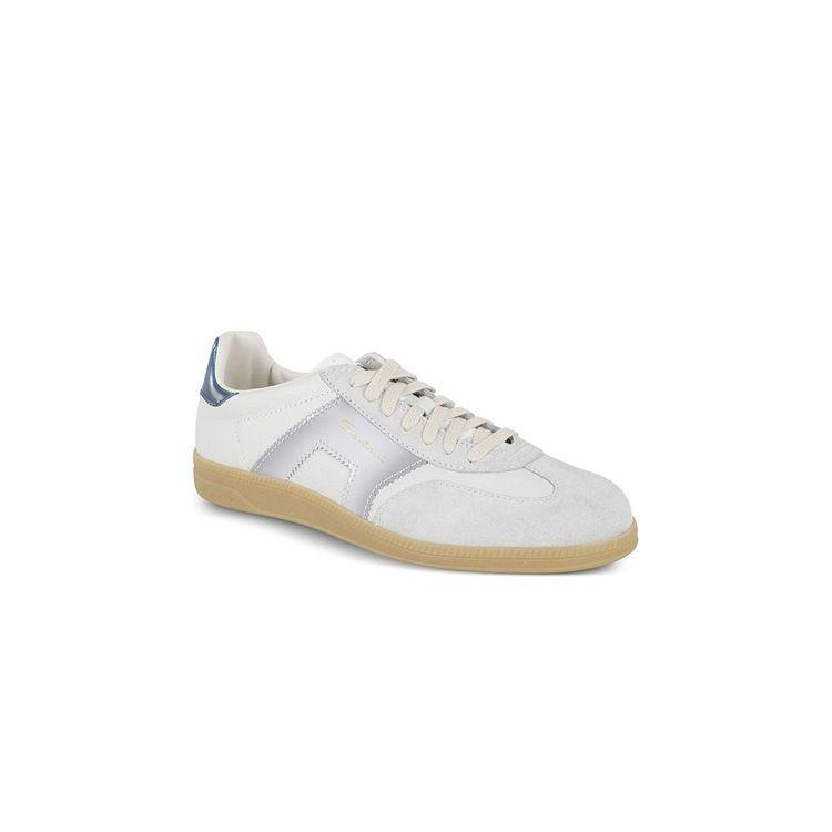 SANTONI Double Buckle Oly bijele muške patike