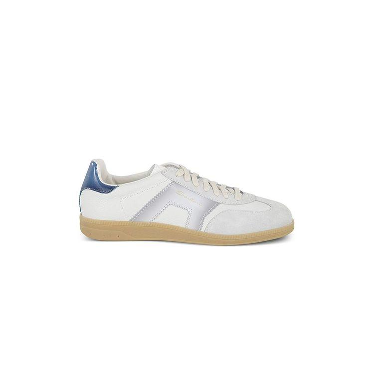 SANTONI Double Buckle Oly bijele muške patike