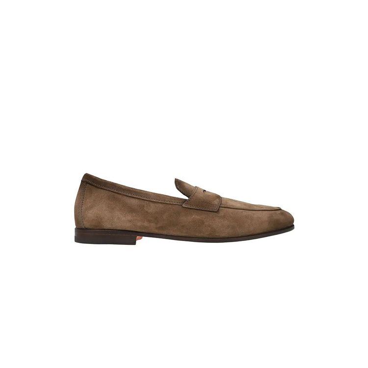 SANTONI Goodyear braon muške mokasine