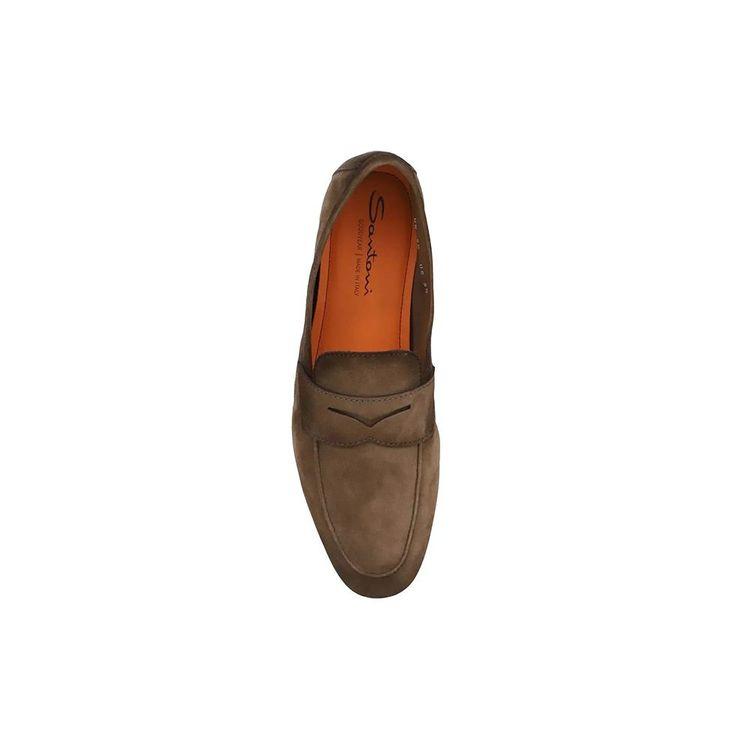 SANTONI Goodyear braon muške mokasine