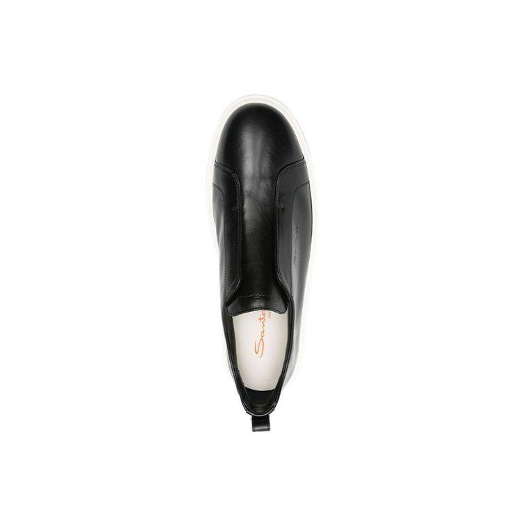 SANTONI crne muške kožne patike