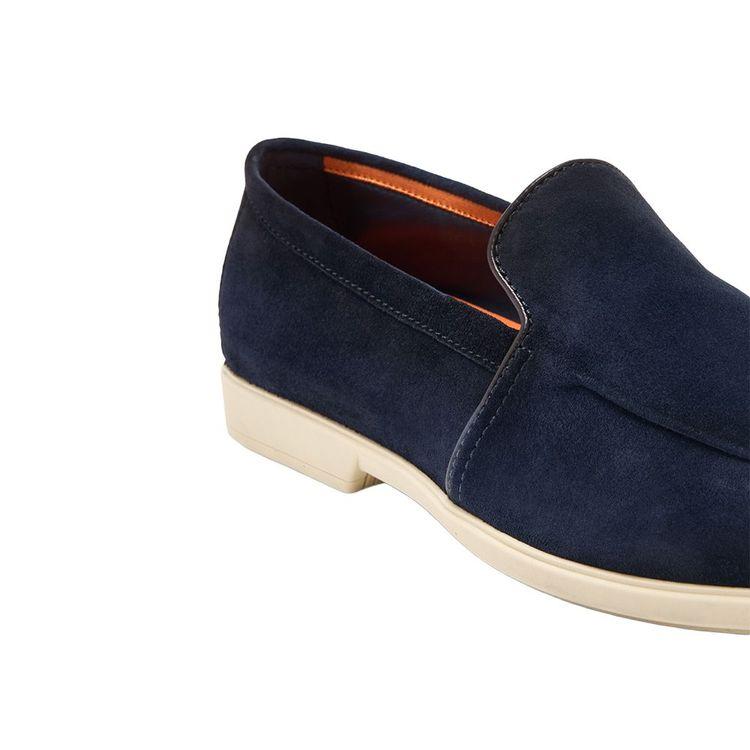 SANTONI Malibu teget muške mokasine