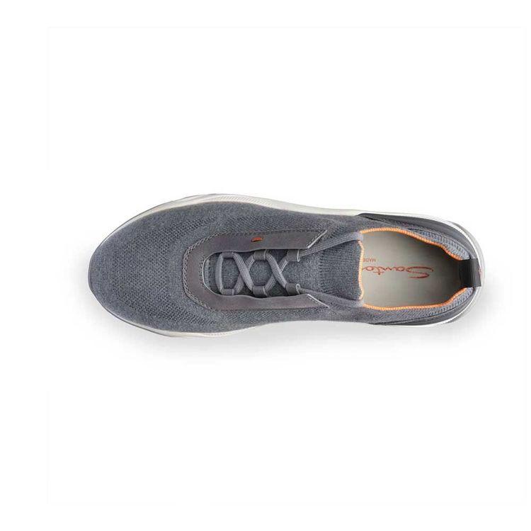 SANTONI sive muške patike od tkanine sa kožnim detaljima Product information