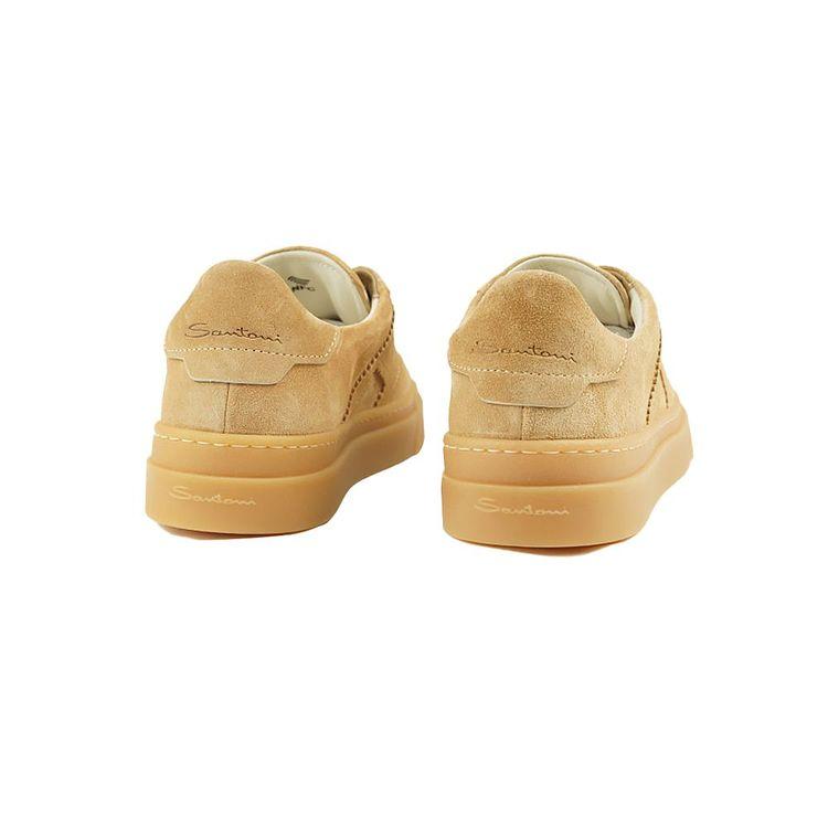 SANTONI Double Buckle tamno bež ženske patike