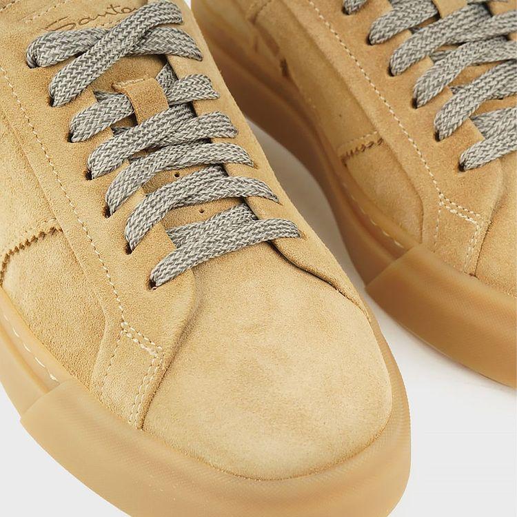 SANTONI Double Buckle tamno bež ženske patike