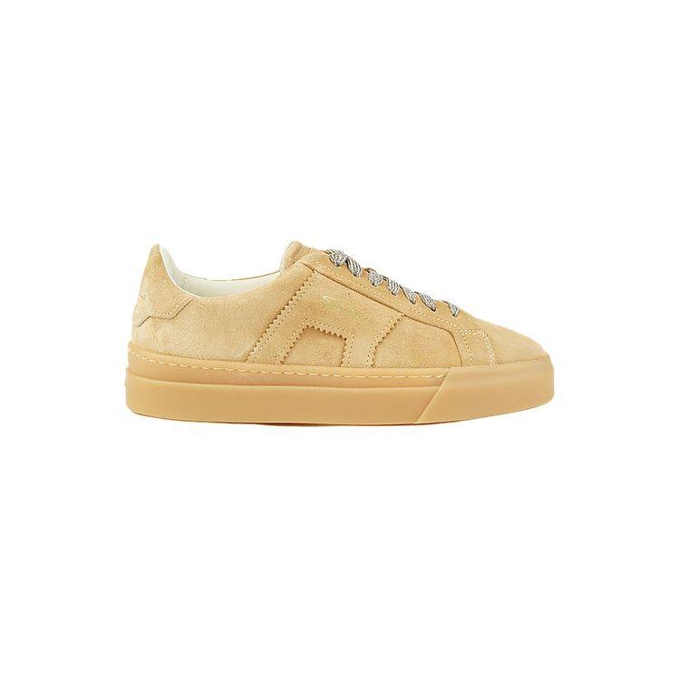 SANTONI Double Buckle tamno bež ženske patike