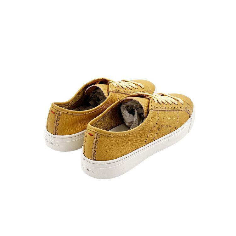SANTONI Double Buckle žute ženske patike