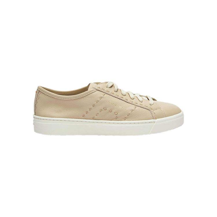 SANTONI Double Buckle bež ženske patike 
