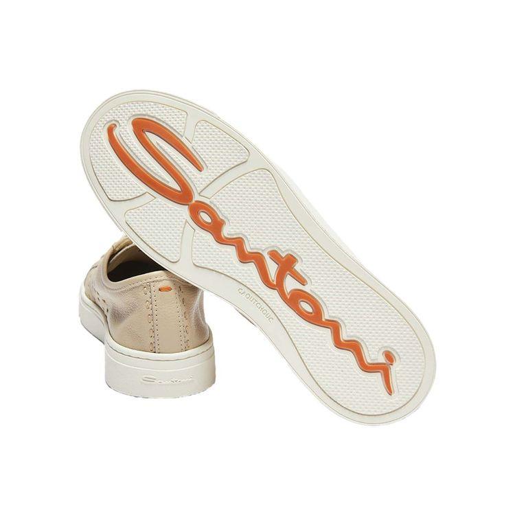 SANTONI Double Buckle bež ženske patike 