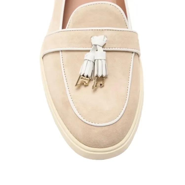 SANTONI svijetlo bež ženske mokasine