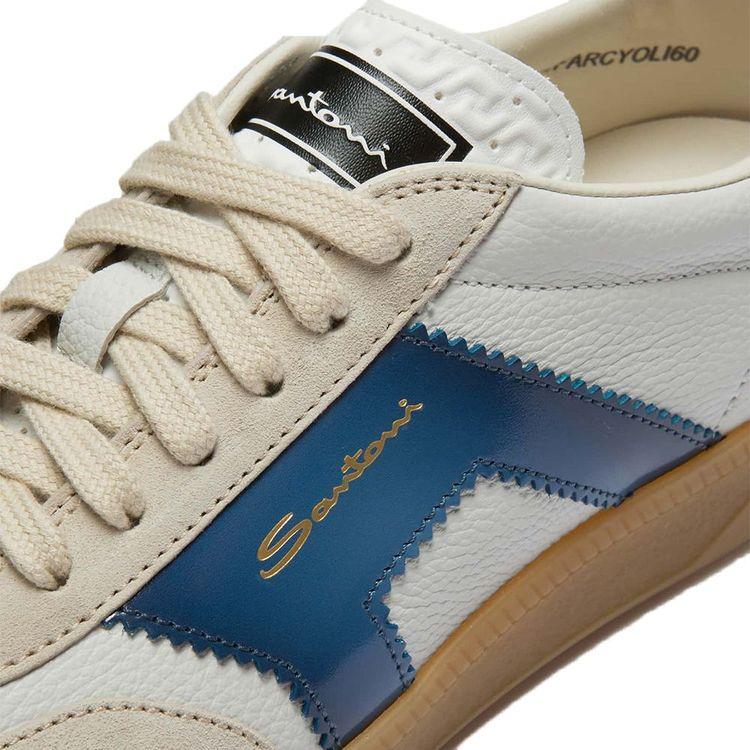 SANTONI Duble Buckle Oly bijelo-plave ženske patike