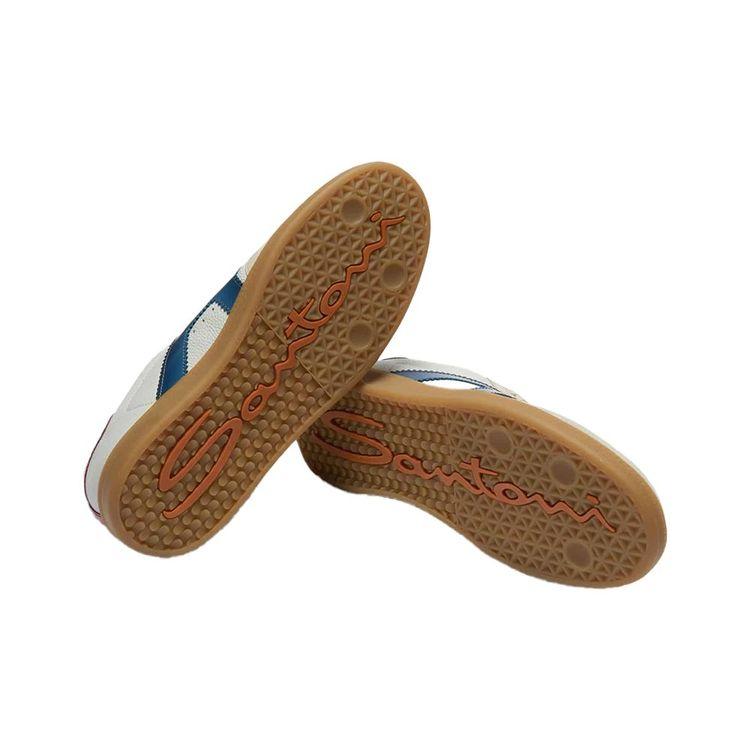 SANTONI Duble Buckle Oly bijelo-plave ženske patike