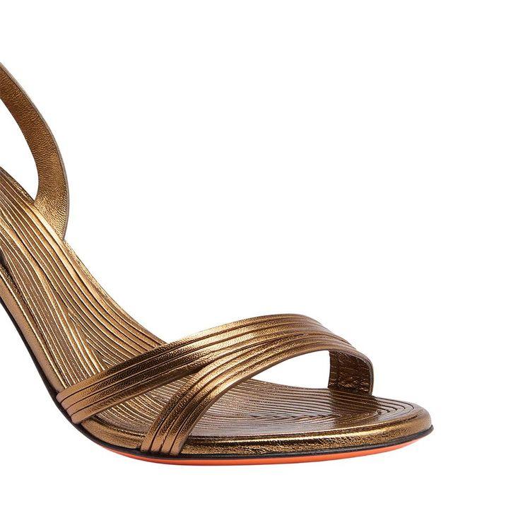 SANTONI bronzane ženske sandale