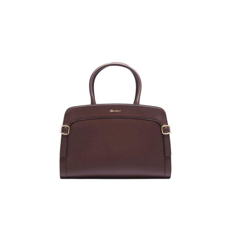 SANTONI braon mala ženska tašna