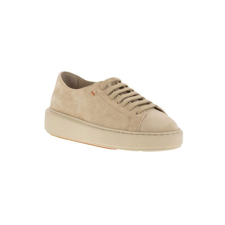 SANTONI svijetlo bež ženske patike od antilopa